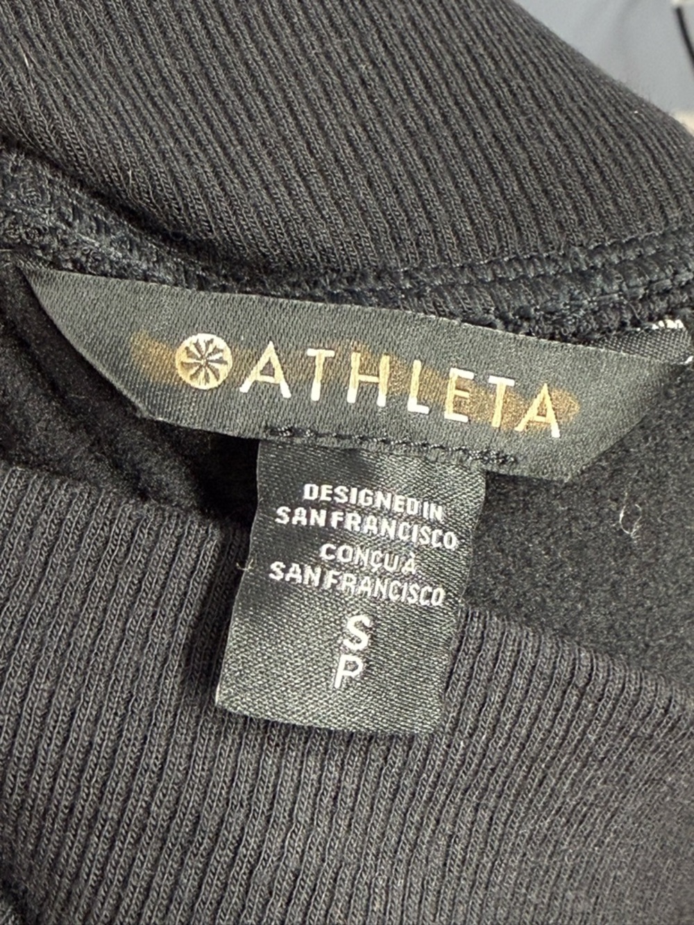 33: Athleta Coaster Jogger Black Size Small 28” Inseam NWT - Picture 5 of 6
